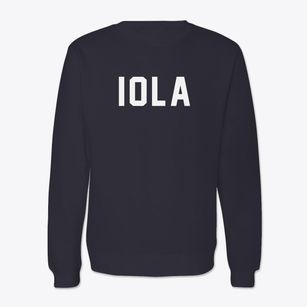 Iola Illinois Classic Block Crewneck Sweatshirt