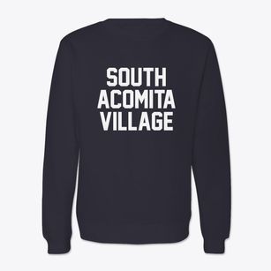 South Acomita Village New Mexico Classic Block Crewneck Sweatshirt