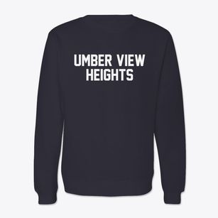 Umber View Heights Missouri Classic Block Crewneck Sweatshirt