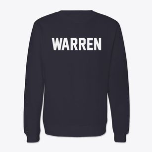 Warren Rhode Island Classic Block Crewneck Sweatshirt