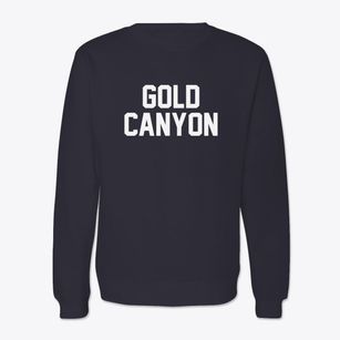 Gold Canyon Arizona Classic Block Crewneck Sweatshirt