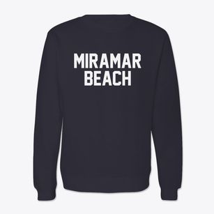 Miramar Beach Florida Classic Block Crewneck Sweatshirt