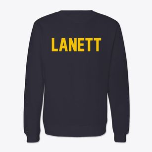 Lanett Alabama Classic Block Crewneck Sweatshirt