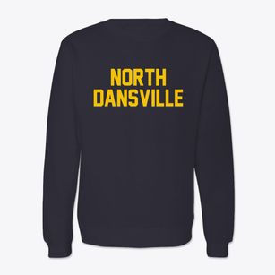 North Dansville New York Classic Block Crewneck Sweatshirt