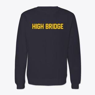High Bridge New Jersey Classic Block Crewneck Sweatshirt
