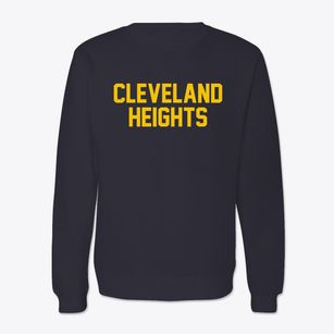 Cleveland Heights Ohio Classic Block Crewneck Sweatshirt