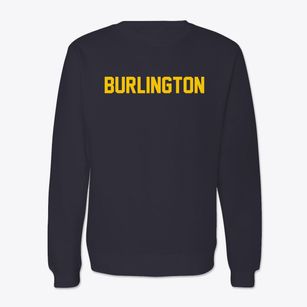 Burlington Kansas Classic Block Crewneck Sweatshirt