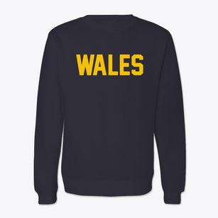Wales Massachusetts Classic Block Crewneck Sweatshirt