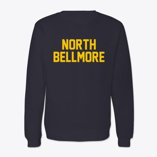 North Bellmore New York Classic Block Crewneck Sweatshirt