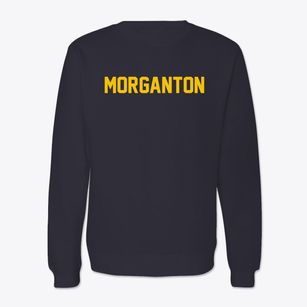 Morganton North Carolina Classic Block Crewneck Sweatshirt