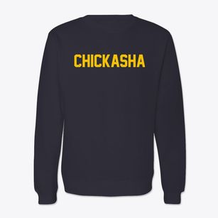 Chickasha Oklahoma Classic Block Crewneck Sweatshirt