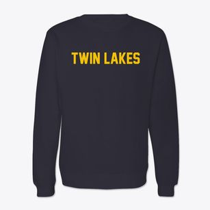 Twin Lakes Minnesota Classic Block Crewneck Sweatshirt