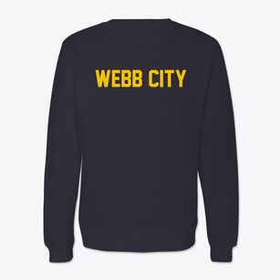 Webb City Missouri Classic Block Crewneck Sweatshirt