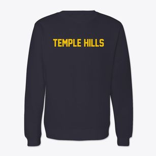 Temple Hills Maryland Classic Block Crewneck Sweatshirt
