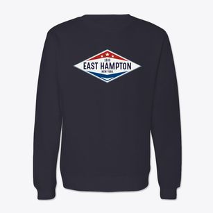 East Hampton New York Diamond Star Crewneck Sweatshirt