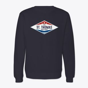 St. Thomas North Dakota Diamond Star Crewneck Sweatshirt
