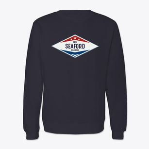 Seaford Delaware Diamond Star Crewneck Sweatshirt