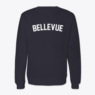 Bellevue Nebraska Classic Curve Crewneck Sweatshirt