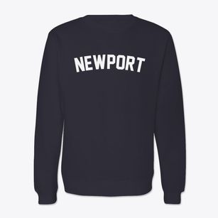Newport Maine Classic Curve Crewneck Sweatshirt