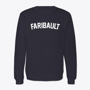 Faribault Minnesota Classic Curve Crewneck Sweatshirt