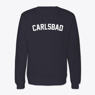 Carlsbad California Classic Curve Crewneck Sweatshirt