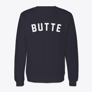 Butte Nebraska Classic Curve Crewneck Sweatshirt