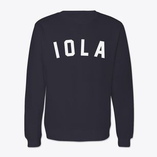 Iola Illinois Classic Curve Crewneck Sweatshirt