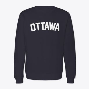 Ottawa Kansas Classic Curve Crewneck Sweatshirt