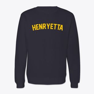 Henryetta Oklahoma Classic Curve Crewneck Sweatshirt