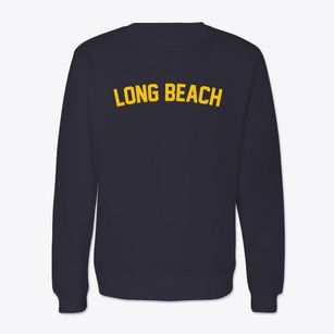 Long Beach New York Classic Curve Crewneck Sweatshirt