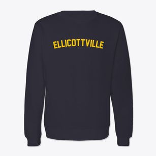 Ellicottville New York Classic Curve Crewneck Sweatshirt