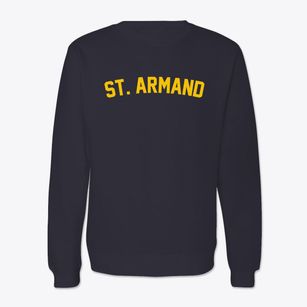 St. Armand New York Classic Curve Crewneck Sweatshirt