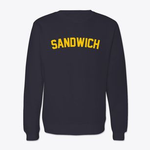 Sandwich Massachusetts Classic Curve Crewneck Sweatshirt