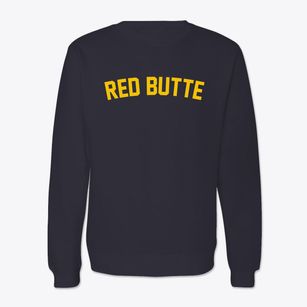 Red Butte Wyoming Classic Curve Crewneck Sweatshirt