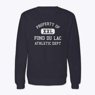 Fond Du Lac Wisconsin Athletic Dept Crewneck Sweatshirt