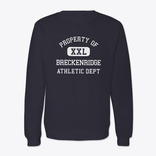 Breckenridge Minnesota Athletic Dept Crewneck Sweatshirt