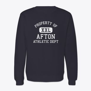 Afton Wyoming Athletic Dept Crewneck Sweatshirt