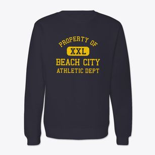 Beach City Texas Athletic Dept Crewneck Sweatshirt