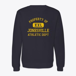 Jonesville Louisiana Athletic Dept Crewneck Sweatshirt