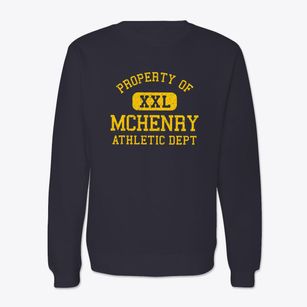 Mchenry Illinois Athletic Dept Crewneck Sweatshirt