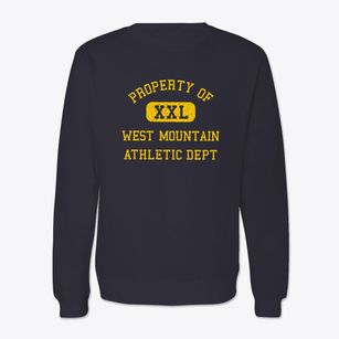 West Mountain Utah Athletic Dept Crewneck Sweatshirt