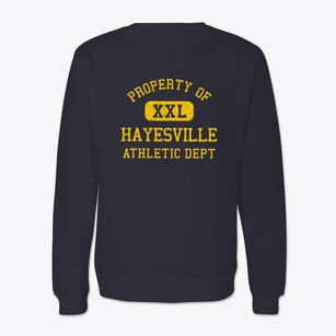 Hayesville Oregon Athletic Dept Crewneck Sweatshirt