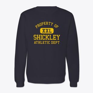Shickley Nebraska Athletic Dept Crewneck Sweatshirt
