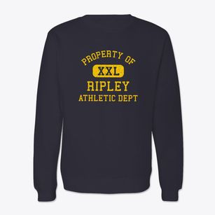 Ripley Illinois Athletic Dept Crewneck Sweatshirt