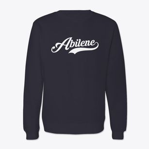 Abilene Kansas Vintage Team Crewneck Sweatshirt