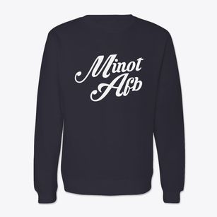 Minot Afb North Dakota Vintage Team Crewneck Sweatshirt