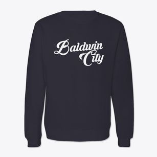 Baldwin City Kansas Vintage Team Crewneck Sweatshirt