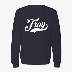 Troy North Carolina Vintage Team Crewneck Sweatshirt