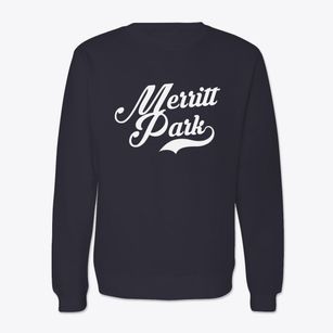 Merritt Park New York Vintage Team Crewneck Sweatshirt