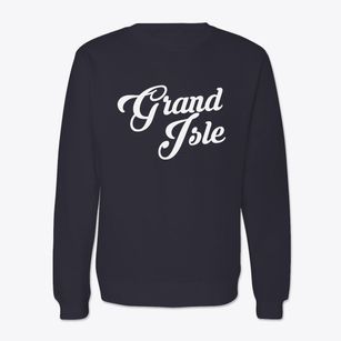 Grand Isle Louisiana Vintage Team Crewneck Sweatshirt